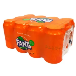 Refrigerante Fanta Laranja Lata 350ml – Fardo 12 Unidades