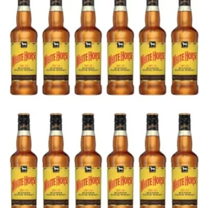 Whisky White Horse 1L – Caixa 12 Unidades