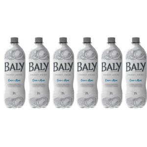 Energético Baly Coco e Açai Pet 2 Litros – Fardo com 6 Unidades