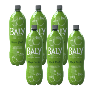 Energético Baly Maça Verde Pet 2 Litros – Fardo com 6 Unidades