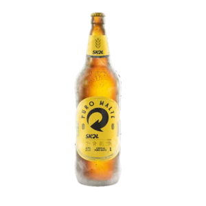 Cerveja Skol Puro Malte Garrafa 1 Litro – Caixa 12 Unidades
