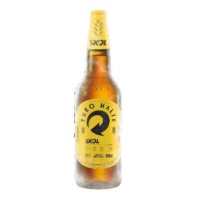 Cerveja Skol Puro Malte Garrafa 600ml – Caixa 12 Unidades